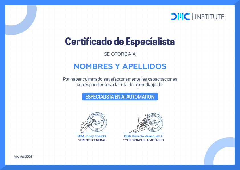 Certificado DMC 1